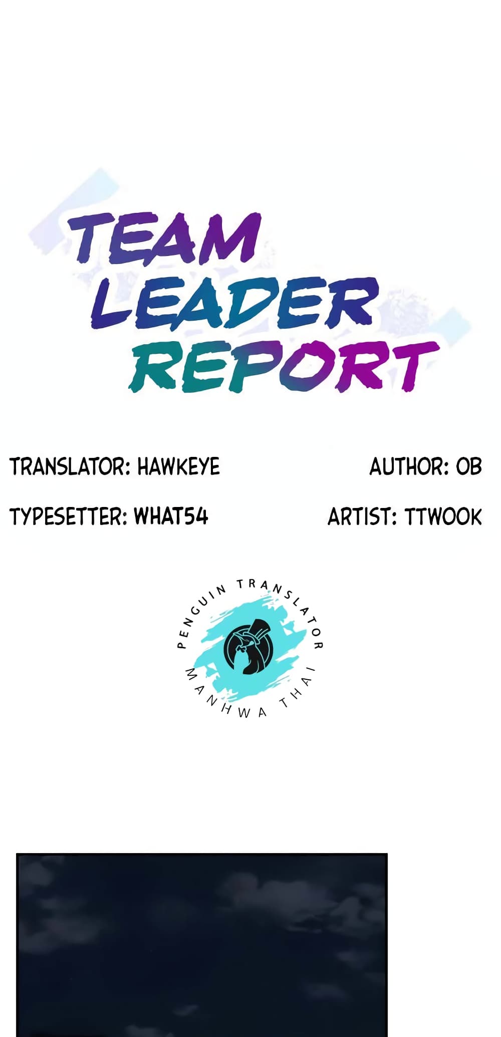 Team Leader, This is A Report 25 01